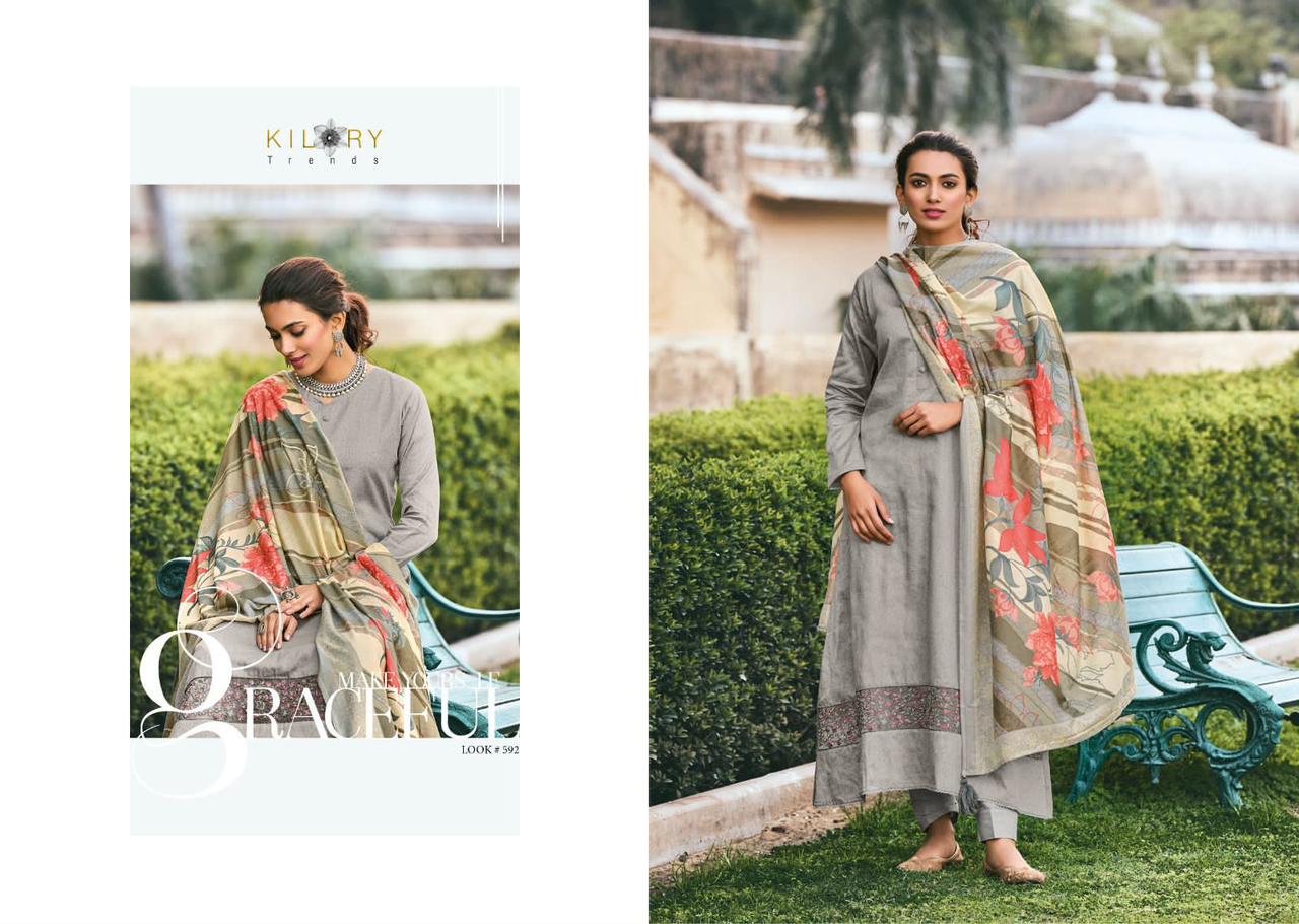 RUH 5 Kilory Trendz Exclusive Wear Wholesale Cotton Dress Material Catalog